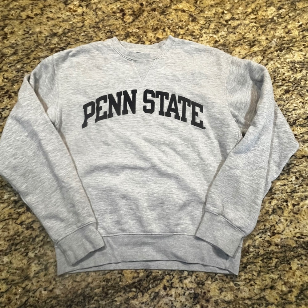 Gear for Sports Penn State Nittany Lions Sweatshirt Gray Crewneck Womens XS